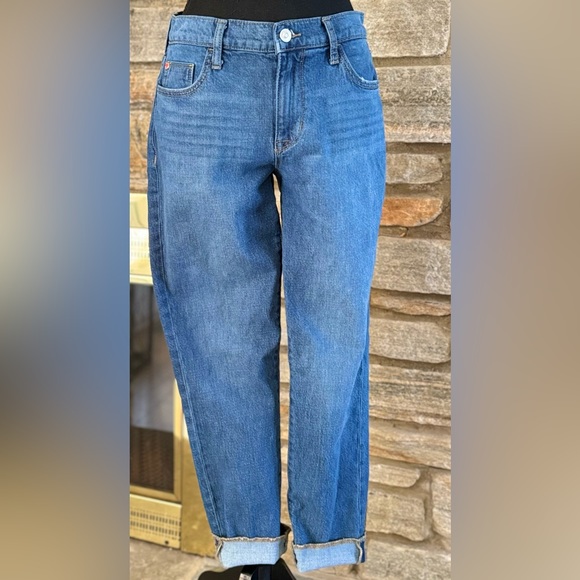 Hudson Jeans "Natalie" Mid Rise Boyfriend Jeans: Size 27 - Picture 8 of 12